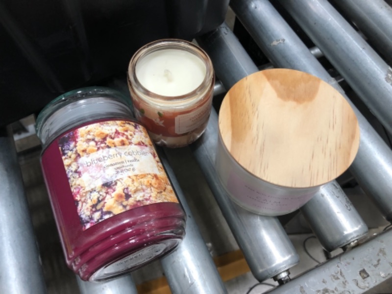 Photo 3 of 12oz Wood Lidded Glass Wellness Calm Candle - Project 62 AND TWO CANDLES BUNDLE