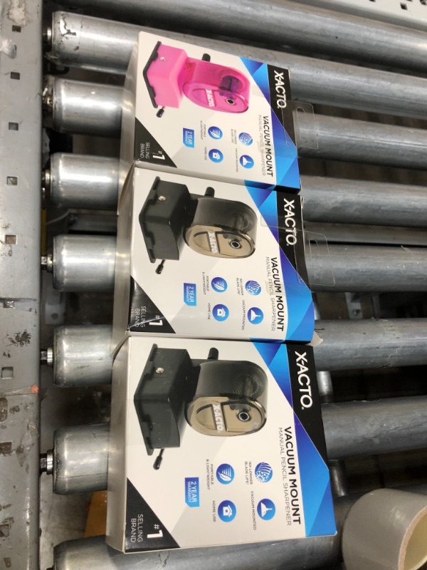 Photo 1 of X-acto Vacuum Mount Manual Pencil Sharpener (3 PACK )
