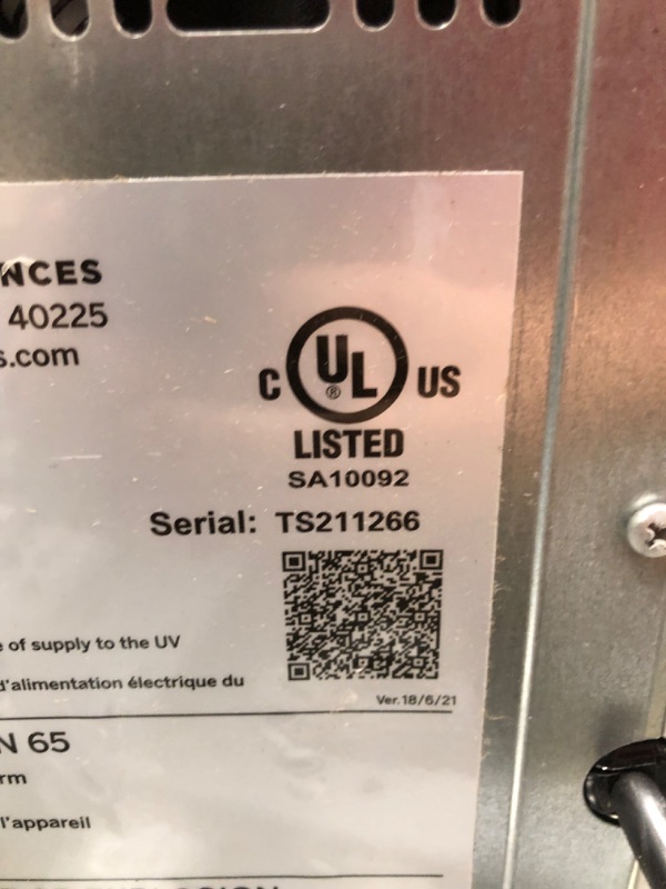 Photo 3 of GE Profile Opal | Countertop Nugget Ice Maker | Portable Ice Machine Makes up to 24 lbs. of Ice Per Day | Stainless Steel Finish
