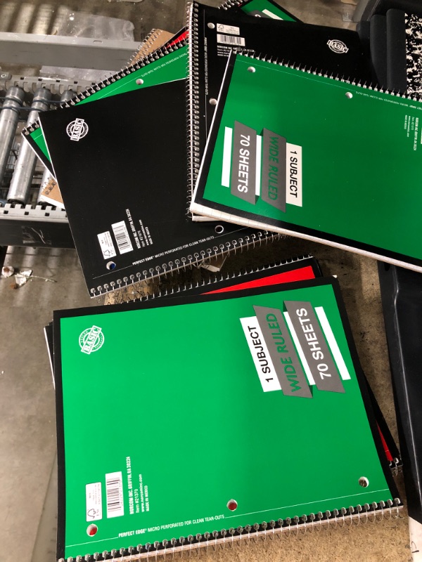 Photo 1 of BUNDLE OF 20 NOTEBOOKS 70 SHEET COUNT