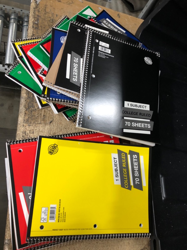 Photo 1 of BUNDLE OF 18 NOTE BOOKS 70 COUNT