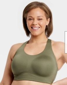 Photo 1 of All in motion Women sport bra High Support Convertible Strap moss Green Size 38B
