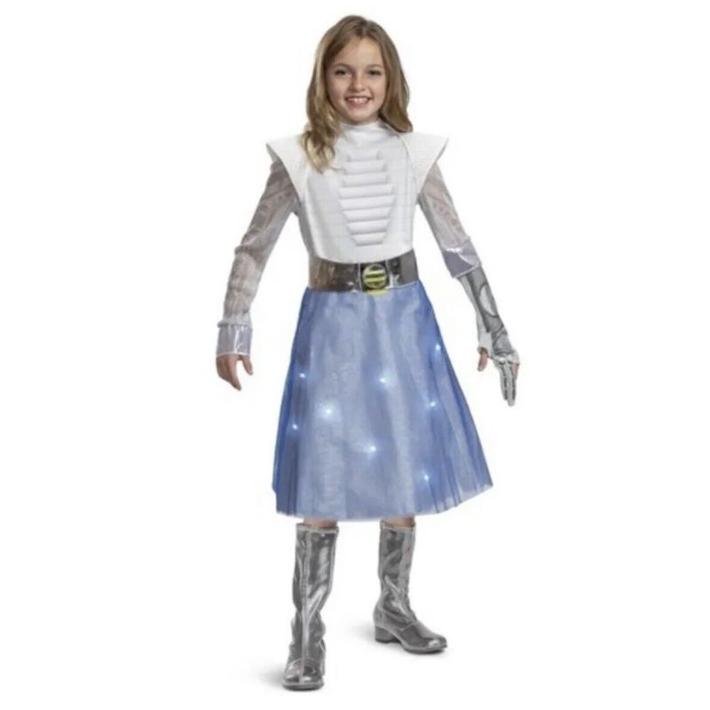 Photo 1 of Disguise Zombies 3 ADDISON Deluxe Child Costume Lights up Size MEDIUM
