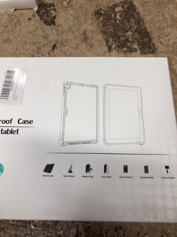 Photo 2 of Valkit iPad 9th Generation Case (2021) / iPad 8th Generation Case (2020) / iPad 7th Generation Case (2019) with Pencil Holder,10.2 Inch Translucent Frosted Back Protective,Auto Wake/Sleep,Mint Green