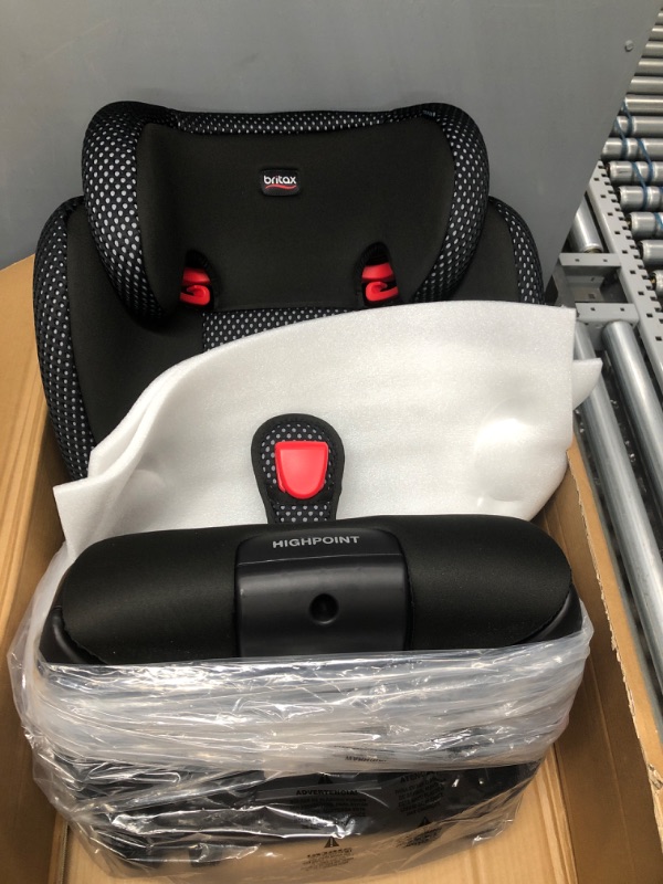 Photo 2 of Britax Highpoint 2-Stage Belt-Positioning Cool Flow Booster Car Seat -  Gray