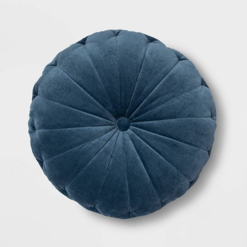 Photo 1 of 24" Oversize Velvet Round Floor Pillow - Opalhouse™
