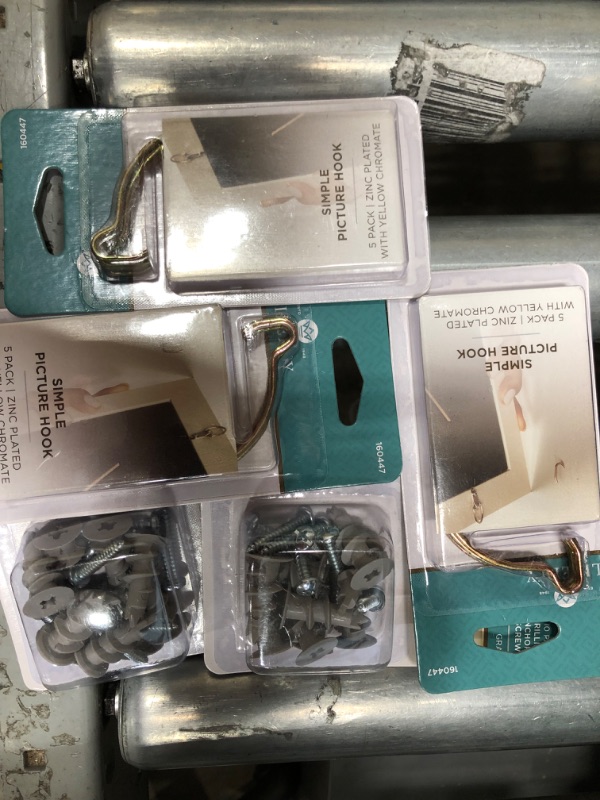 Photo 3 of 2-Arrow 10-Piece Self-Drilling Drywall Anchors and Screws
3-Liberty Simple Picture Decorative Hooks
