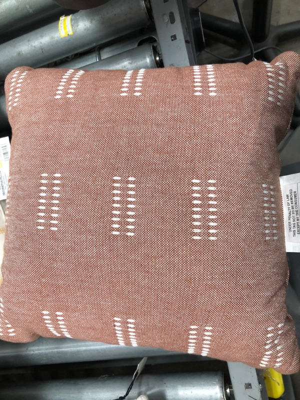 Photo 2 of 14" X 14" Dash Stripe Throw Pillow - Hearth & Hand™ with Magnolia