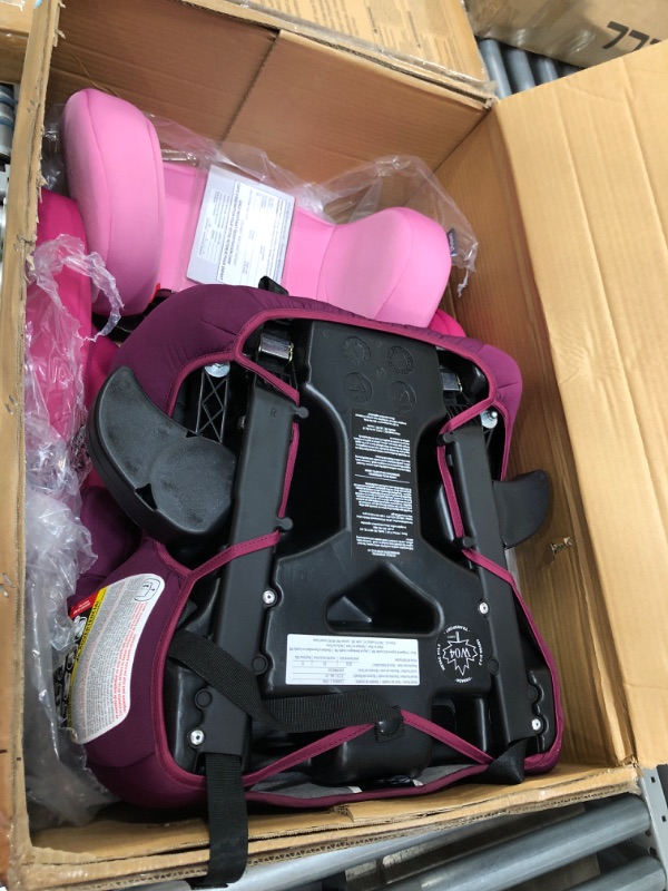 Photo 2 of Diono Cambria 2 XL, Dual Latch Connectors, 2-in-1 Belt Positioning Booster Seat, High-Back to Backless Booster with Space and Room to Grow, 8 Years 1 Booster Seat, Pink
