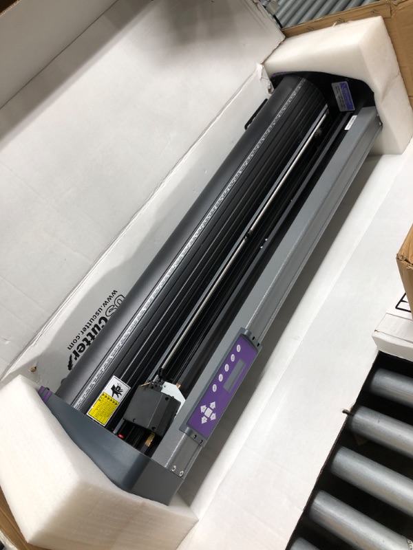 Photo 4 of ***PARTS ONLY*** USCutter 34-inch Vinyl Cutter Plotter with Stand and VinylMaster Cut Software, Free US-Based Technical & Lifetime Phone Support
