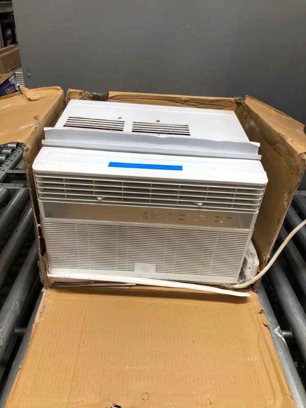 Photo 1 of Haier Window Air Conditioner 8000 BTU, Wi-Fi Enabled, Energy-Efficient Cooling for Medium Rooms, 8K BTU Window AC Unit with Easy Install Kit, Control Using Remote or Smartphone App

