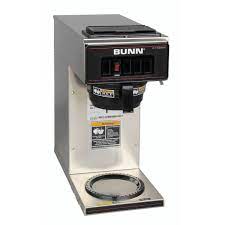 Photo 1 of BUNN 13300.0001 VP17-1SS Pourover Coffee Brewer with 1-Warmer, Stainless Steel, Silver, Standard
