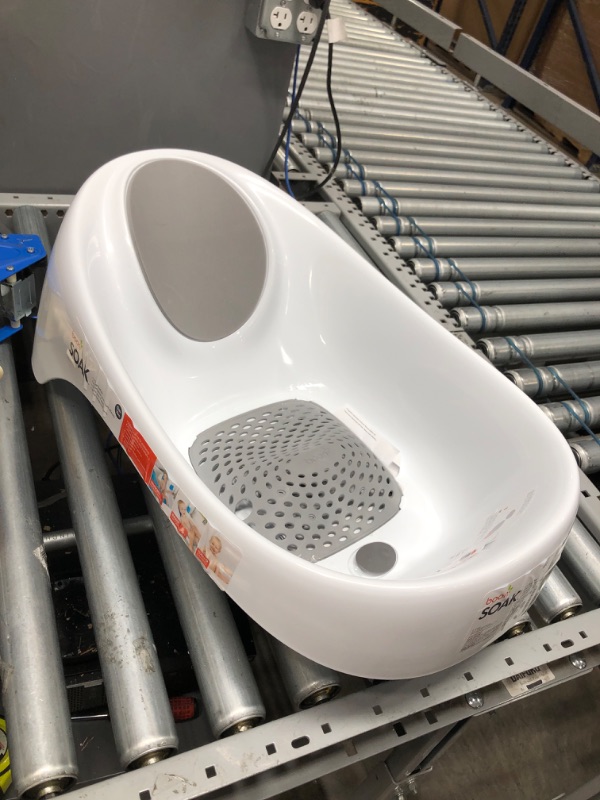 Photo 1 of Boon Soak 3-Stage Bathtub Gray White