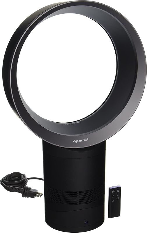 Photo 1 of Dyson Air Multiplier AM06 Table Fan, 10 Inches - Black/Iron
