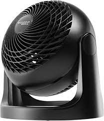 Photo 1 of IRIS USA WOOZOO Air Circulator Fan, Vortex Fan, Desk Fan, Portable Fan, 3 Speed Settings, 360 Tilting Head, 46ft Max Air Distance, Large, Black
