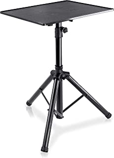 Photo 1 of Pro DJ Laptop, Projector Stand - Adjustable Laptop Stand, Computer DJ Equipment Studio Stand Mount Holder, Height Adjustable, Laptop Projector Stand, 23" to 41", Good For Stage or Studio - Pyle PLPTS3
