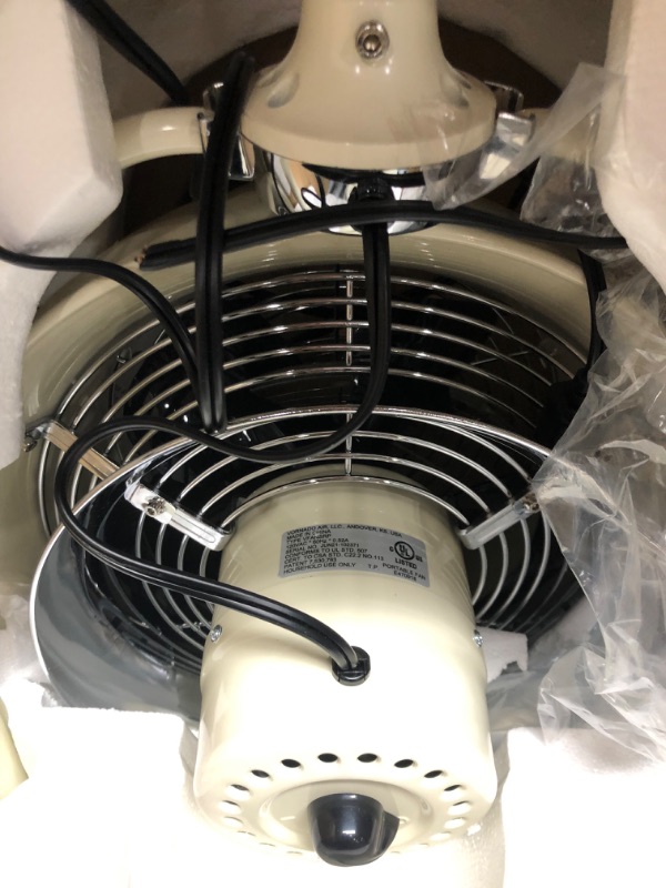 Photo 1 of Vornado VFan Pedestal Vintage Air Circulator, White.
