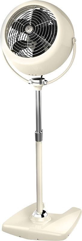 Photo 1 of Vornado VFAN Sr. Pedestal Vintage Air Circulator Fan, Vintage White
