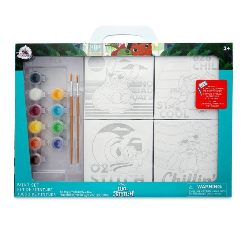 Photo 1 of Canvas Set Activity Kit with Paints and Brushes - Lilo & Stitch
