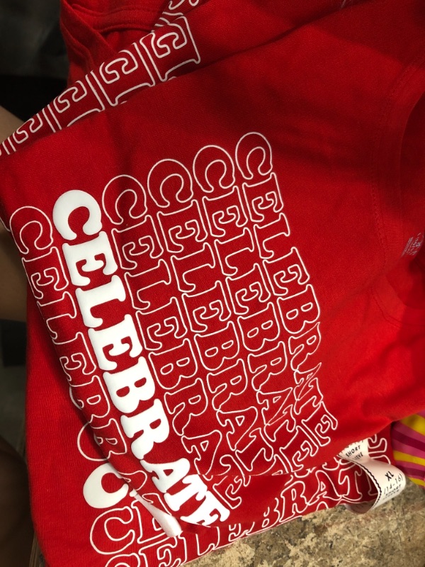 Photo 2 of 3 pack - Girs' 'Ceebrate' Short Seeve Graphic T-Shirt - Cat & Jack SIZE:L,XL