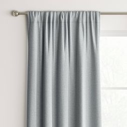 Photo 1 of  2 PACK - 1pc Room Darkening Heathered Thermal Window Curtain Panel - Room Essentials™

