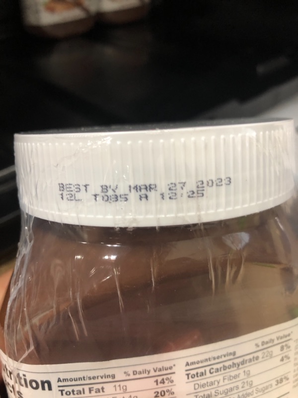 Photo 2 of 3 PACK - BB:03/27/2023 - Nutella Chocolate Hazelnut Spread, Perfect Topping for Pancakes, 22.9 oz Jar (Pack of 2)
