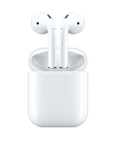 Photo 1 of Apple AirPods True Wireless Bluetooth Headphones (2nd Generation) with Charging Case

