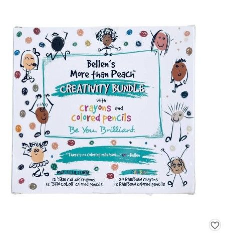 Photo 1 of Creativity Pack Colored Pencil & Crayon Bundle - Bellen's More Than Peach
2 pack 