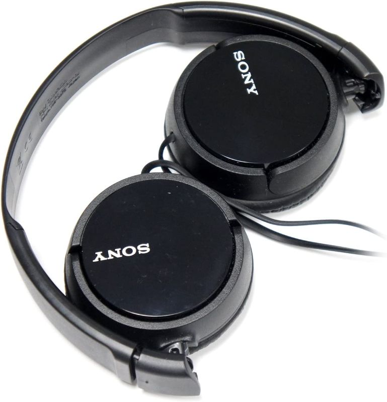 Photo 1 of Sony MDR-ZX110 Stereo Headphones (Black)