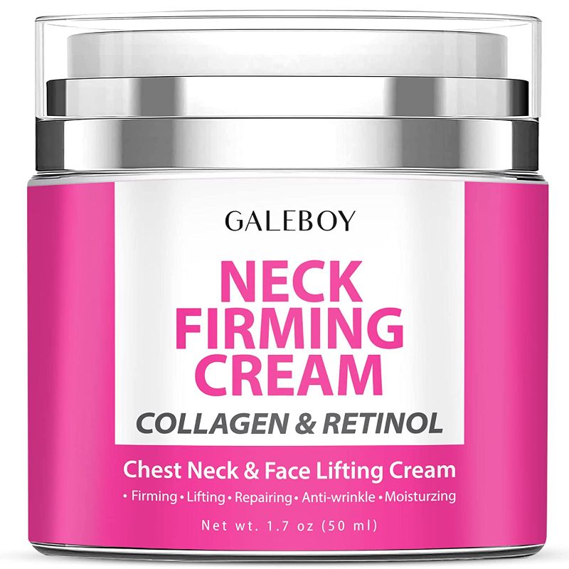 Photo 1 of ***EXP 3/27/2025*** Neck Firming Cream, Anti-Aging Facial Moisturizer with Retinol & Collagen, Neck Cream, Double Chin Reducer cream, Skin Tightening Cream for Neck FaceQ