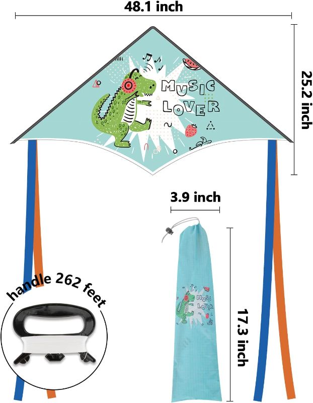 Photo 1 of FAYOGOO Kids Kites, Kites for Kids Adults Easy to Fly and Assemble, Beach Kites for Kids Ages 4-8 Idea Gift for Children Outdoor Game Activities
