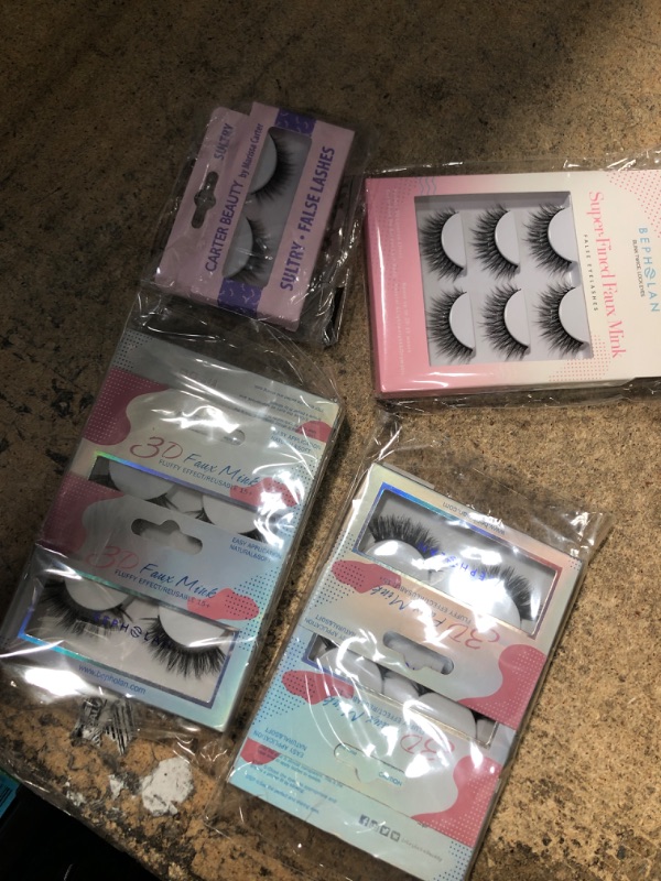 Photo 1 of ***4 items*** Women fake lashes Bundle