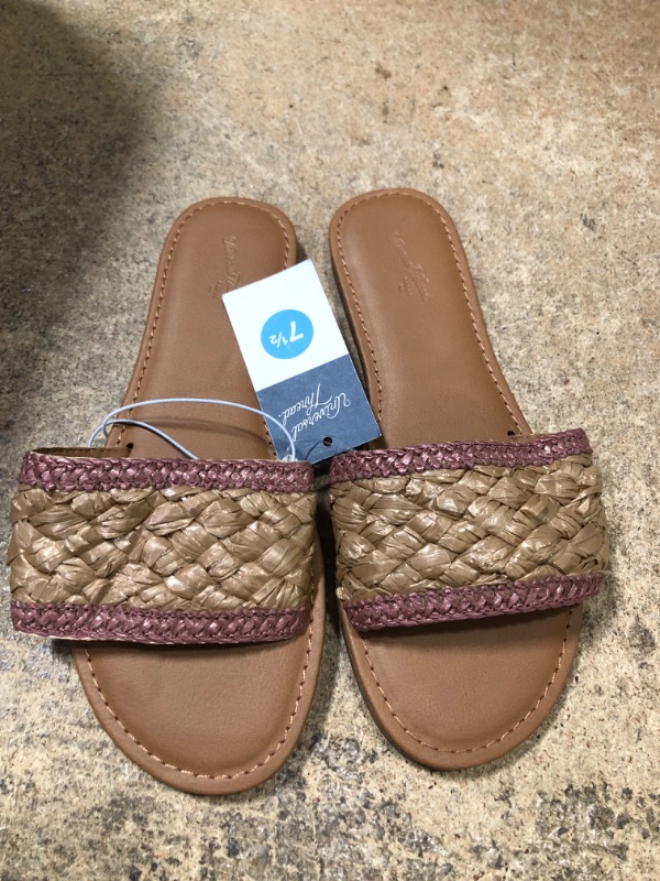 Photo 1 of ***Size: 7.5*** Women's Dez Woven Slide Sandals - Universal Thread™
