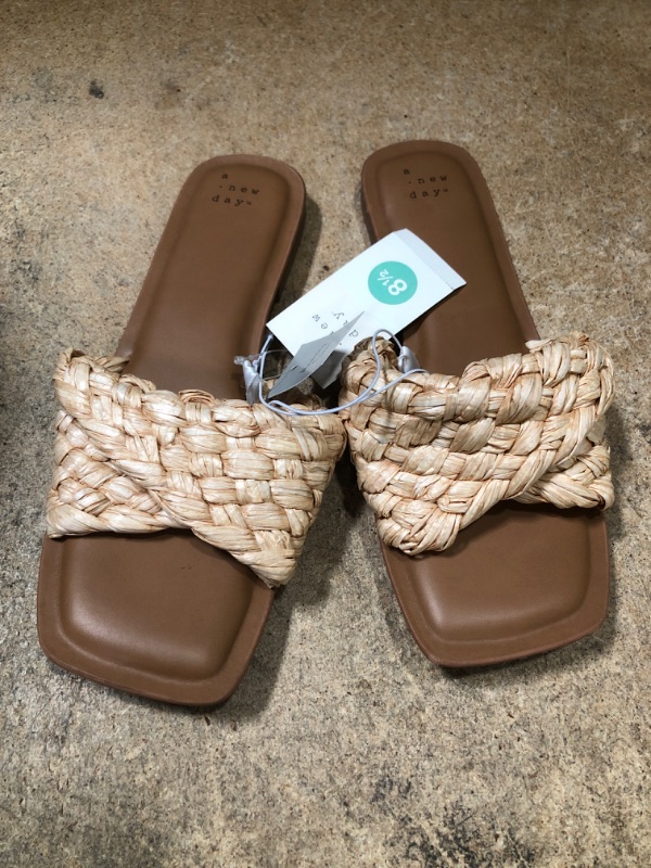 Photo 2 of ***Size: 8.5*** Women's Nicolette Raffia Slide Sandals - a New Day™
