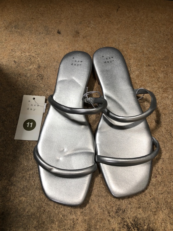 Photo 2 of ***Size: 11*** Women's Winnie Skinny Strap Sandals - a New Day™
