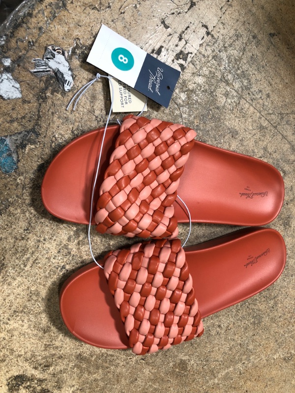 Photo 2 of ***Size: 8*** Women's Polly Woven Slide Sandals - Universal Thread Assorted Reds 8
