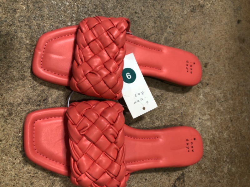 Photo 2 of ***Size: 9*** Women's Carissa Woven Slide Sandals - a New Day Pink 9
