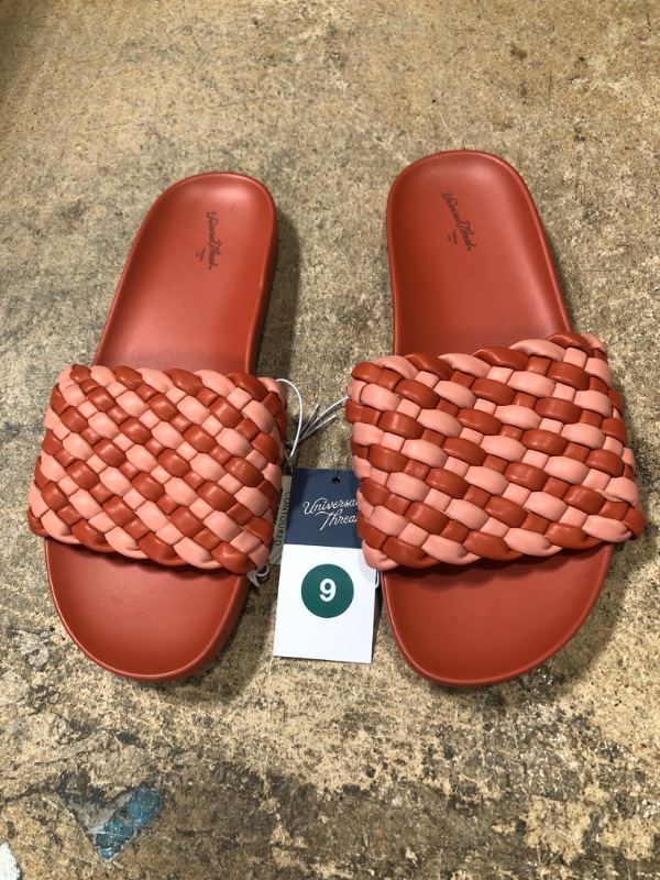 Photo 2 of ***Size: 9*** Women's Polly Woven Slide Sandals - Universal Thread Assorted Reds 9