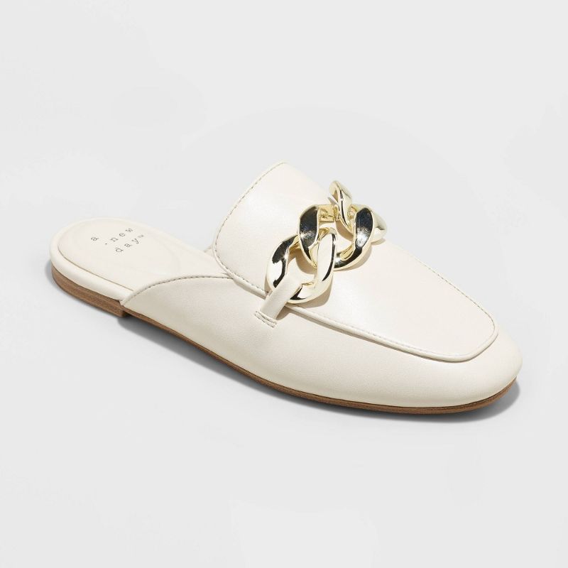 Photo 1 of ***Size: 10*** Women's Kiki Mules - a New Day Off-White 10
