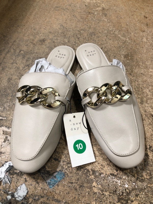 Photo 2 of ***Size: 10*** Women's Kiki Mules - a New Day Off-White 10
