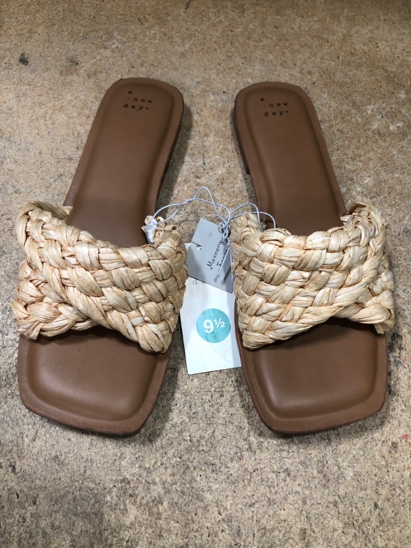 Photo 2 of ***Size: 9.5*** Women's Nicolette Raffia Slide Sandals - a New Day™
