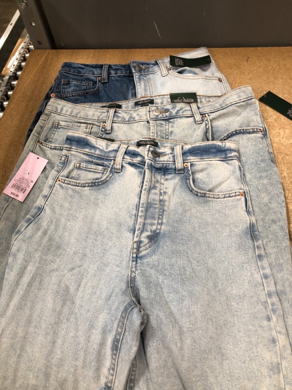 Photo 1 of ***Women Blue jean/pant Bundle of 3 Items*** Size: 6/28 half dark blue and light light jean, Size: 16 light blue jean pant, Size: 4 light blue pant