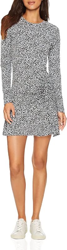 Photo 1 of Parker Women's Rhea Long Sleeve Ruched Dress - Large 