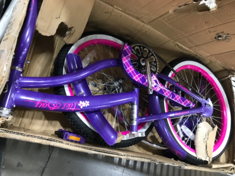 Photo 2 of **Missing Seat**Girls Kent 20-Inch Tiki Bay Bike, Purple, 20 inch