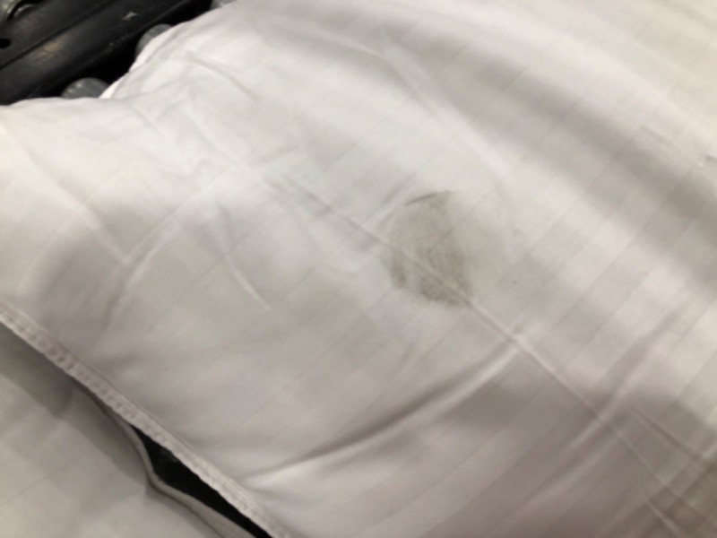 Photo 2 of **needs cleaning**
Beckham Luxury Linens Beckham Hotel Collection Gel Pillow (2-Pack) - Luxury Plush Gel Pillow - Dust Mite Resistant and Hypoallergenic - Standard White