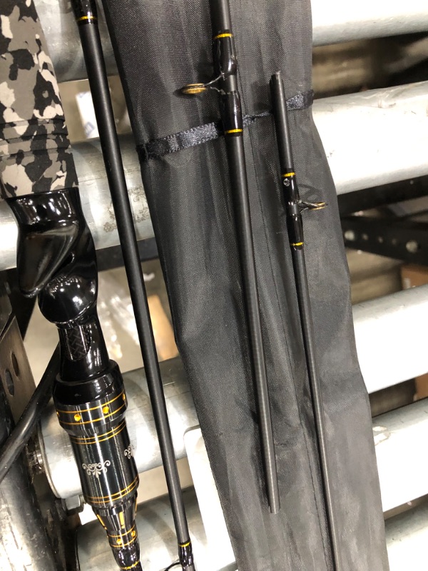 Photo 1 of **READ COMMENTS**
Entsport E Series - Camo Legend 2-Piece 7-Feet Casting Rod 24 Ton Carbon Fiber Baitcasting Fishing Rod with 2 Tips - Medium and Medium Heavy Portable Baitcast Rod Bass Fishing Rod Baitcaster