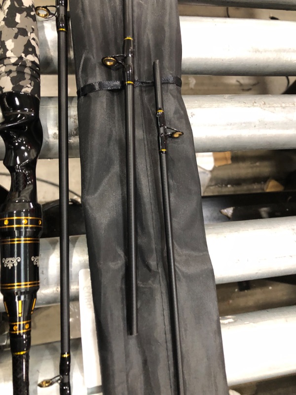 Photo 1 of **READ COMMENTS**
Entsport E Series - Camo Legend 2-Piece 7-Feet Casting Rod 24 Ton Carbon Fiber Baitcasting Fishing Rod with 2 Tips - Medium and Medium Heavy Portable Baitcast Rod Bass Fishing Rod Baitcaster