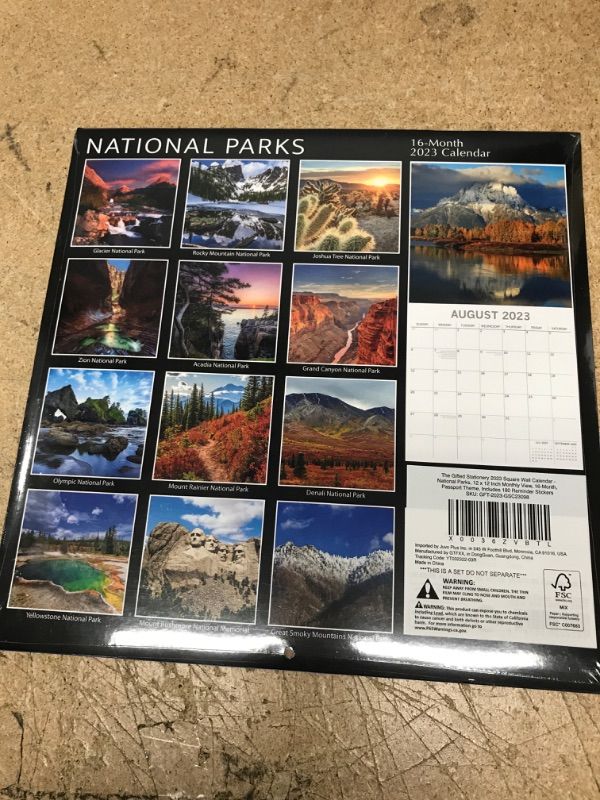 Photo 2 of National Parks 2023 – 16-Monatskalender