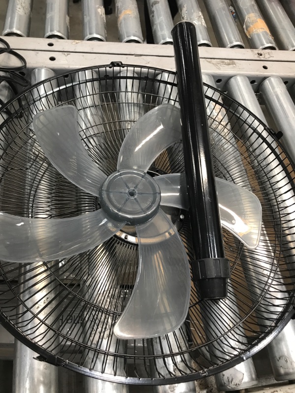 Photo 6 of ***MISSING HARDWARE AND REMOTE, DAMAGED***Simple Deluxe Oscillating 16? Adjustable 3 Speed Pedestal Stand Fan with Remote Control for Indoor, Bedroom, Living Room, Home Office & College Dorm Use 1-Pack