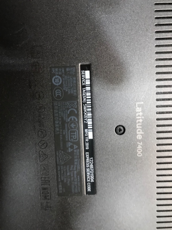 Photo 7 of Dell Latitude 7400 7000 Series 14-inch Core i5-8365U 16GB RAM 256GB PCIe SSD FHD 1080P FPR 